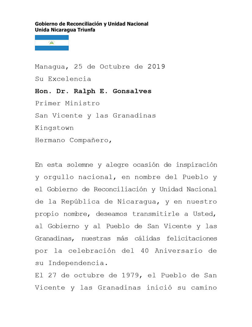mensaje-nicaragua-san-vicente-granadinas